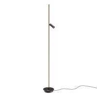 LED Stehlampe dimmbar Schwarz 155 cm 3000 K flexibel