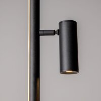 LED Stehlampe dimmbar Schwarz 155 cm 3000 K flexibel