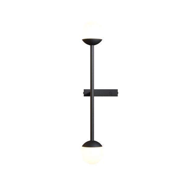 LED Wandlampe dimmbar Glas H:48 cm 13 W 3000 K blendarm