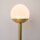 LED Wandlampe dimmbar Glas H:48 cm in Messing 3000 K