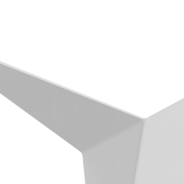 LED Wandleuchte Metall Weiß B:24,8 cm 3000 K 100 lm 3 W
