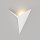 LED Wandleuchte Metall Weiß B:24,8 cm 3000 K 100 lm 3 W