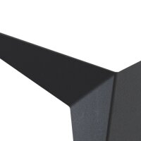 LED Wandlampe Schwarz B:24,8 cm 3000 K 100 lm indirekt