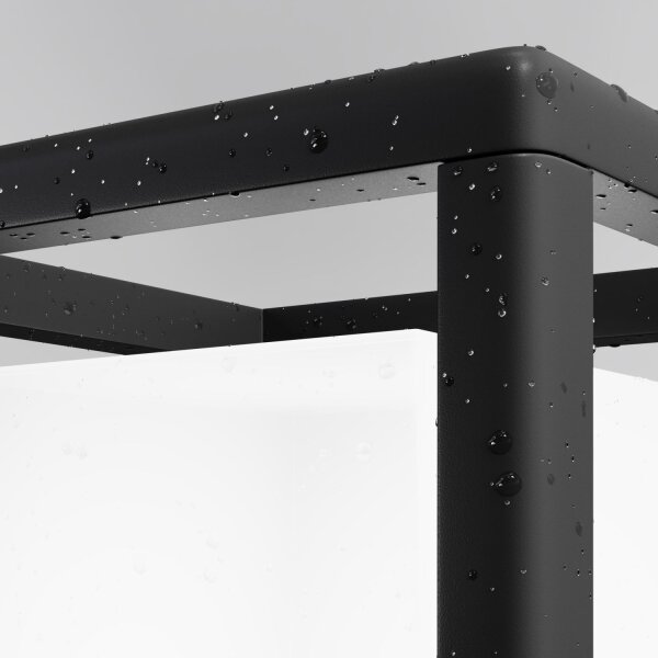 Wegeleuchte Aluminium Graphit IP65 21 cm E27 blendarm