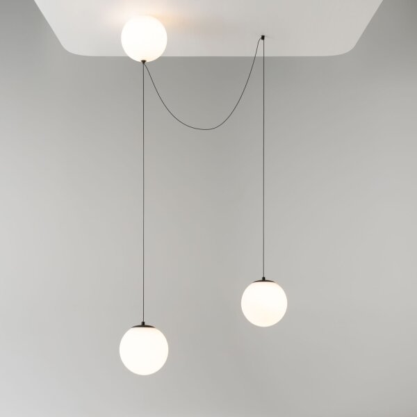 LED Pendelleuchte Spider Glas 3-flammig 3000 K flexibel