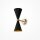 Up Down Wandleuchte flexibel Gold Schwarz E14 H:32 cm