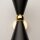 Up Down Wandleuchte flexibel Gold Schwarz E14 H:32 cm