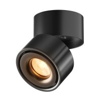 LED Deckenspot schwenkbar Metall Schwarz B:10 cm 3000 K