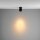 LED Deckenspot schwenkbar Metall Schwarz B:10 cm 3000 K
