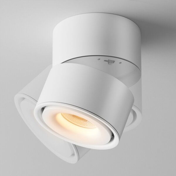 LED Deckenspot schwenkbar Metall Weiß L:10 cm 3000 K