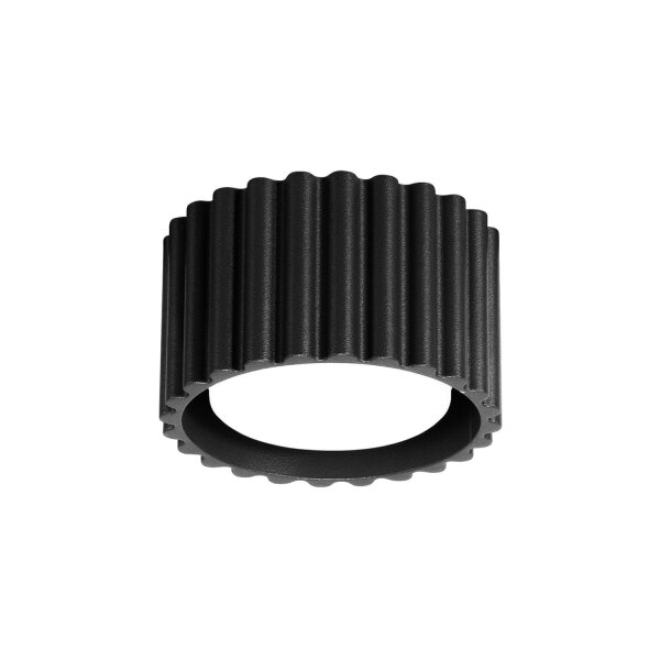 Runde Deckenleuchte GX53 Schwarz Ø10 cm Aluminium