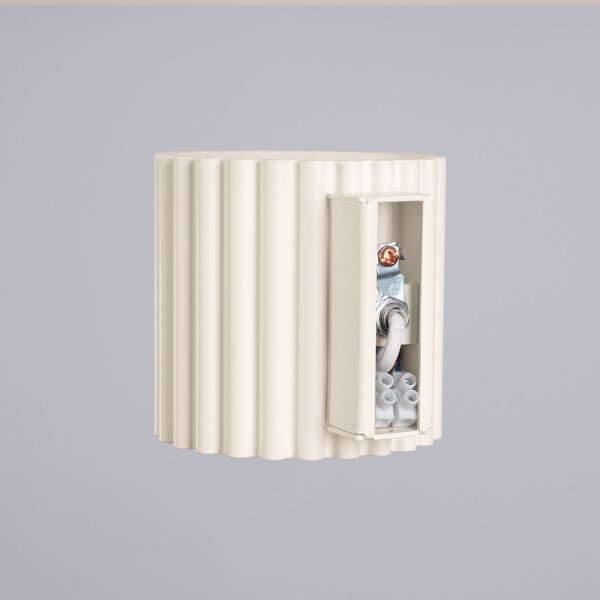 Up Down Wandleuchte Beige G9 10 cm Aluminium indirekt