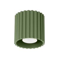 Deckenlampe Spot GU10 Olivgrün Ø10 cm rund...