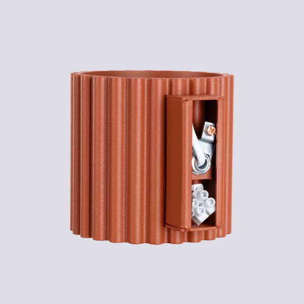 Wandleuchte Aluminium in Ocker G9 T:12 cm indirekt