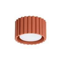 Deckenleuchte Aluminium GX53 Ø10 cm rund Modern Ocker