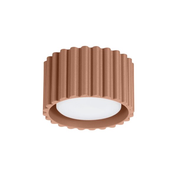 Deckenleuchte Mokka Aluminium GX53 Ø10 cm rund Modern