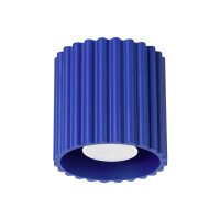 Deckenleuchte GU10 Modern Marineblau Ø10 cm Aluminium