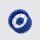 Flache Deckenleuchte GX53 Marineblau Ø10 cm Aluminium