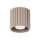 Deckenleuchte GU10 Modern Taupe rund Ø10 cm Aluminium