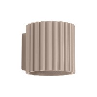 Moderne Wandleuchte Up Down Taupe G9 10 cm indirekt