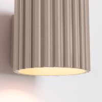 Moderne Wandleuchte Up Down Taupe G9 10 cm indirekt