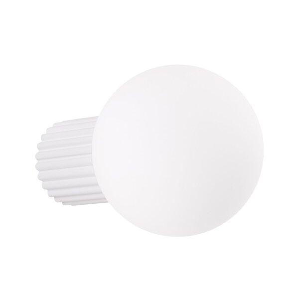 Wandleuchte Bad IP44 Weiß G9 B:12 cm Glas blendarm