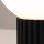Tischleuchte Glas blendarm Schwarz G9 19 cm Aluminium