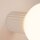 Wandleuchte Bad IP44 Beige G9 T:17 cm Glas blendarm