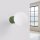 Wandlampe Bad IP44 Olivgrün G9 T:17 cm Glas blendarm