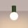 Deckenlampe Bad Oliv Grün IP44 G9 rund Ø12 cm Glas