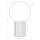 Tischleuchte Glas blendarm G9 19 cm Aluminium Mokka