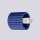 Wandlampe Bad IP44 Marineblau G9 B:17 cm Glas blendarm