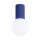 Deckenlampe Bad Marine Blau IP44 G9 rund Ø12 cm Glas