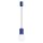 Pendelleuchte Marineblau Glas Alu G9 Ø12 cm blendarm