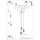 Blendarme Hängelampe Glas Metall G9 L:25 cm Marineblau