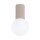 Deckenlampe Badezimmer Taupe IP44 G9 rund Ø12 cm Glas