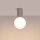 Deckenlampe Badezimmer Taupe IP44 G9 rund Ø12 cm Glas