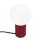 Blendarme Tischlampe Glas Aluminium G9 19 cm in Burgund