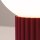 Blendarme Tischlampe Glas Aluminium G9 19 cm in Burgund