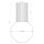 Deckenleuchte Metall in Pfirsich Glas G9 IP44 Ø12 cm