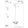 Kronleuchter Aluminium Glas Schwarz G9 B:64 cm 6-flmg