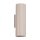 Up Down Wandleuchte Aluminium Taupe GU10 H:20 cm 2-flmg