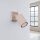 Flexibler Wandstrahler Aluminium Taupe GU10 H:16 cm