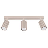 Deckenstrahler 3-flammig verstellbar 45 cm GU10 Taupe