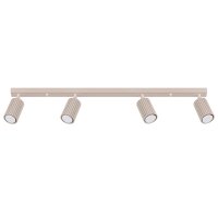 Deckenspot 4-flammig verstellbar 81 cm GU10 Taupe