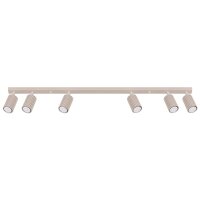 XXL Deckenspot Aluminium Taupe GU10 117 cm flexibel