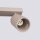 XXL Deckenspot Aluminium Taupe GU10 117 cm flexibel