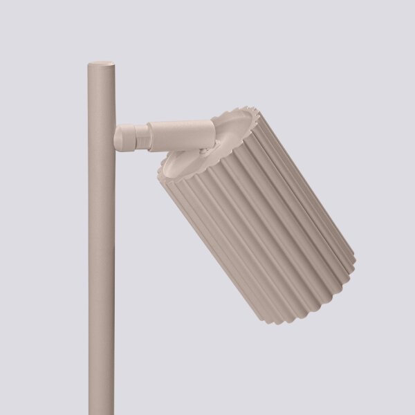 Tischlampe Aluminium Taupe GU10 43 cm Schreibtisch