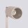 Tischlampe Aluminium Taupe GU10 43 cm Schreibtisch