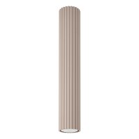 Runde Deckenlampe Aluminium Taupe GU10 H:40 cm Modern